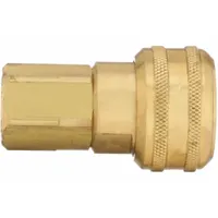 PARKER Quick Connect Hose Coupling: 3/8 in Body Size, 3/8 in Hose Fitting Size, 3/8"-18 Thread Size (MPN B35)