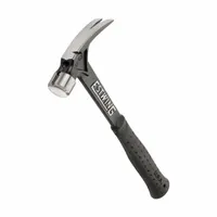 Claw Hammer: Steel, Plain Grip, Steel Handle, 15 oz Head Wt, 16 in Overall Lg, 1 1/4 in Face Dia (MPN EB-15S)