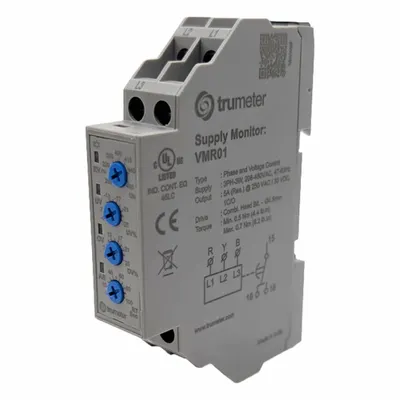 TRUMETER Relai Pengindera Tegangan: Dipasang di Rel DIN, 6 Pin/Terminal, 5 A - DIN-Rail Mounted Relays