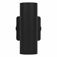 This 20 W LED wall pack provides selectable light output of 1,250 lm, 2,000 lm, or 2,500 lm at 5000K color temperature. It operates on 120 to 347V AC and features a black housing. Suitable for outdoor perimeter, entrance, and parking area lighting.