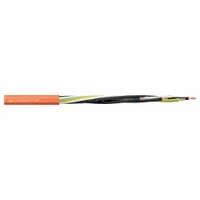 CHAINFLEX Motor Cable: 6 AWG, 4 Conductors, Order by the Foot, PUR Jacket, 1,000 V (MPN CF895-160-04)