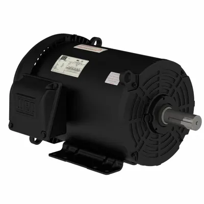 WEG Motor Tujuan Umum: Dudukan Dasar Kaku, Pendingin Kipas Tertutup Total, 7 1/2 hp - Rigid Base 3-Phase General Purpose AC Motors