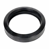 This gasket is a Grade T sealing component designed for use with GRUVLOK 7400-01 series grooved pipe couplings. It provides a leak-free seal in grooved piping systems for applications such as HVAC, fire protection, and process piping