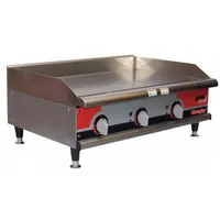 Electric Countertop Griddle: Electric, Manual, 35 1/4 in x 19 1/2 in Cooking Surface (MPN EG-36S)