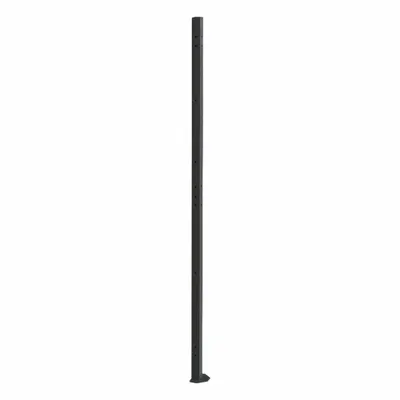 FOLDING GUARD Tiang Universal: 84 in H, Hitam - Folding Guard Quick-Assemble Adaptable Welded-Wire Partition Components