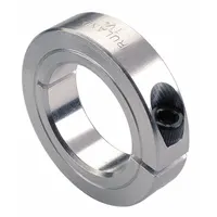 RULAND MANUFACTURING Shaft Collar: 1-Piece, Inch, Round, Clamp-On, 2 3/16 in Bore Dia, Aluminum (MPN CL-35-A)