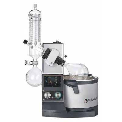 HEIDOLPH Evaporator Putar: Motor, 5 L, 10 RPM hingga 280 RPM - Motorized Lift Rotary Evaporators