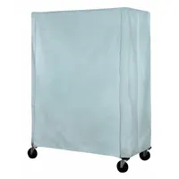 EAGLE GROUP Utility Cart Cover: Blue, Nylon, Hook-and-Loop, 36 in Wd, 86 in Ht, 24 in Dp (MPN CVC-86-2436-PB)