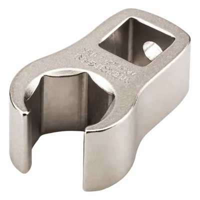 TEKTON Kunci Pas Bentuk Kaki Gagak: Baja, Nikel Satin, Ukuran Penggerak 3/8 in, Ukuran Kepala 1/2 in - SAE Flare Nut Crowfoot Wrenches