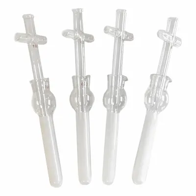 FOUR E'S SCIENTIFIC Penggiling Jaringan: Kapasitas 15 mL, Diameter Tabung 3/4 in, Kaca, Panjang Alu 9 in - Tenbroeck Tissue Grinders