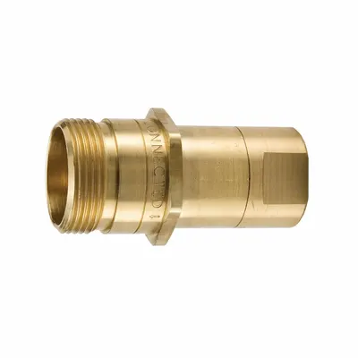 PARKER Nipel: Ukuran Kopling 3/4 in, Ukuran Ulir 3/4"-14, Laju Aliran Maks 28 g/menit - 6100 Series Hydraulic Quick-Connect Coupling Plugs