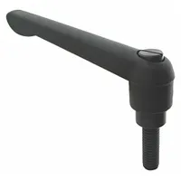 APPROVED VENDOR Adjustable Handle: Zinc w/ Steel Thread, 3/8"-16 Thread, 2.36 in Thread Lg (MPN MA-38258)