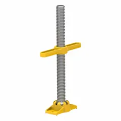 Screw end component for trench support braces, with a 10-inch stroke length. Designed for use with the BE25 model. Used in shoring applications to secure and stabilize trench walls during excavation.