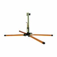 Sign Stand: Roll-Up, 36 in x 36 in/48 in x 48 in Compatible Sign Size, 4 Legs, 24-36 in, 12-19 in (MPN 22000-USH)