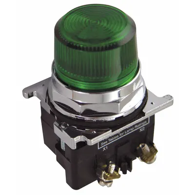 EATON Lampu Pilot: 30 mm Ukuran Pemasangan Panel, Hijau, LED - LED Pilot-Lights