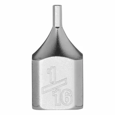 MILWAUKEE Soket Bit: Ukuran Penggerak 1/4 in, Ujung Hex, Ukuran Ujung 1/16 in, Panjang Keseluruhan 51/64 in - Hex Bit Sockets