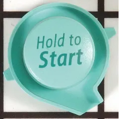 OEM replacement start button for Whirlpool washing machines and dryers. Used to initiate wash or dry cycles. Direct replacement for the original component.