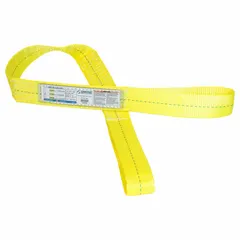 This Type 3 flat-eye web sling is made of high-visibility polyester for improved safety in low-light conditions. It has a 3 ft sling length and 10 in eye length, with 1 ply construction. The wear-resistant tag aids identification during lifting and rigging operations.