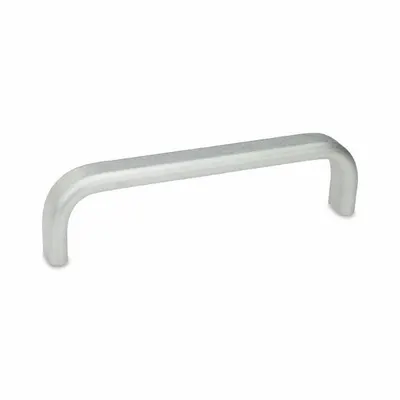 JW WINCO Gagang Tarik: Lubang Berulir, Aluminium, Perak - Load-Rated Standard "U" Pull Handles