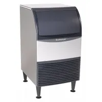 SCOTSMAN Ice Machine: Flake, 216 lb Ice per Day, Air Cooled, 38 in Ht, 20 in Wd, 24 in Dp, Silver (MPN UF2020AX-1)