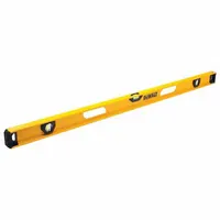 DEWALT I-Beam Level: Level & Plumb, I-Beam, 48 in Overall Lg, Top & Side Read, None Acrylic Block, 0 (MPN DWHT42166)
