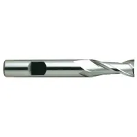YG-1 Square End Mill: High Speed Steel, TiN Coated, 2 Flute, 3/8" Mill Dia, 9/16" LOC, 2-5/16" OAL (MPN 01055HN)