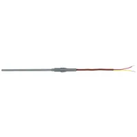 TEMPCO Thermocouple Probe: 32°F to 2,300°F /0°C to 1,260°C, Type K, Rounded Tip, 6 in Probe Lg (MPN MTA01338)