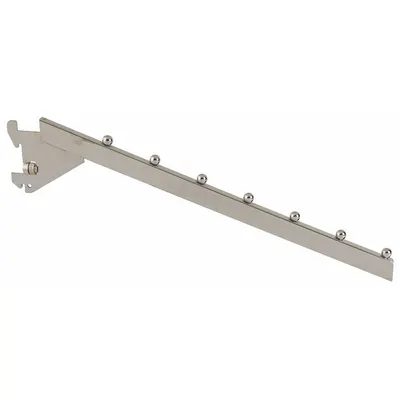 ECONOCO Air Terjun Pipa: Tunggal, Jarak Slot 2 in, Panjang Slot 1 in, 1/4 in x 16 in x 3 in - Waterfall Hangrails for Slotted-Standard Shelving