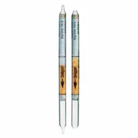 This gas detection tube is designed for use with DRAEGER Accuro pumps to measure styrene (C8H8) concentrations in air. Each tube provides a single-use colorimetric reading within a measurement range of 10 to 200 ppm. Supplied in a 10-pack, it is suitable for industrial hygiene and chemical processing applications where styrene exposure monitoring is required
