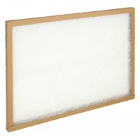 Non-Pleated Air Filter: 20 in x 23 in x 1 in, MERV 1, Fiberglass (MPN 5W988)