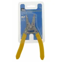 Wire Stripper: 10 AWG to 10 AWG, 8 1/2 in Overall Lg, Strip, Std Cushion Grip, 6 - 8 in, 45-221