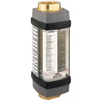 HEDLAND Mechanical Flowmeter: Water and Other Fluid Meter, Scale, Variable Area, Inline, Universal (MPN H705B-005)