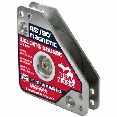 MAG-MATE Siku Las Magnetik: 45°_90°, Tarikan Maks 60 lb - 3-Axis 45/90-Degree Welding Magnets