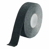 Anti-Slip Tape: Extra-Coarse Abrasive, 36 Grit Size, Solid, Black, 2 in x 49 13/64 ft, DURALINE (MPN 106401)