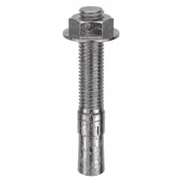 RED HEAD Wedge Anchor: 4 1/4 in Overall Lg, 5/8 in Dia, 5/8"-11 Thread Size, Stainless Steel, 10 PK (MPN WW-5842)
