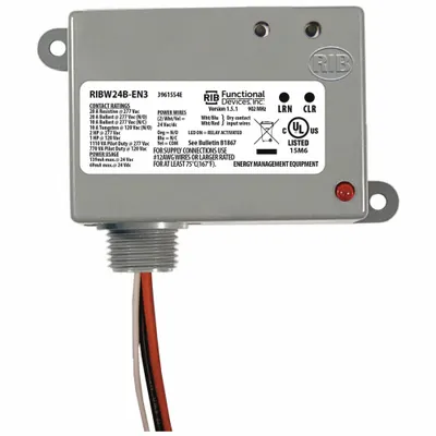 RIB Relay dan Pemancar Nirkabel: Peringkat Arus 20 A, 24V AC/DC - Surface-Mounted Wireless Control Relays