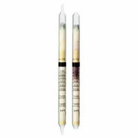 This gas detection tube measures toluene (C7H8) concentrations in air from 100 to 1,800 ppm. Designed for use with DRAEGER Accuro pumps, it is supplied as a pack of 10 tubes. Typical applications include workplace safety monitoring and industrial hygiene in environments where toluene exposure may occur