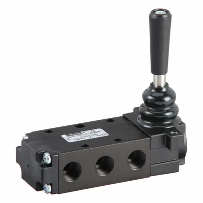 Parker Katup Kontrol Udara Manual: DirectAir 4, Empat-Arah / Tiga-Posisi, Tuas - Parker Directair 4 Series Manual Air Control Valves