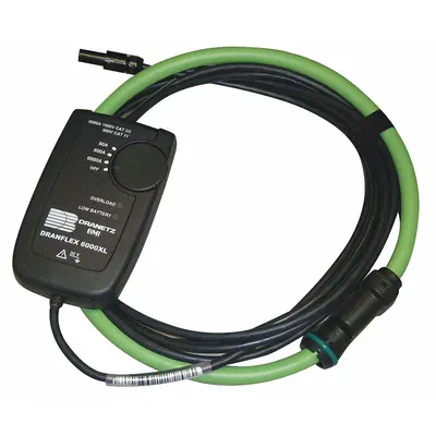 DRANETZ Probe Jepit Arus: CAT III 1000V/CAT IV 600V, Milik, Bukaan Rahang 7.5 in - Flexible Current Probes