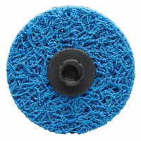 General purpose surface-conditioning disc for all metals. 3 in diameter, aluminum oxide abrasive, medium grade. Used for blending, finishing, and light deburring on stainless steel, aluminum, and other alloys. Suitable for surface preparation and cleaning in fabrication and maintenance
