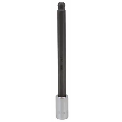 SK PROFESSIONAL TOOLS Bit Soket: Ukuran Penggerak 3/8 in, Ujung Hex Bola, Ukuran Ujung 9 mm - Ball-End Hex Bit Sockets