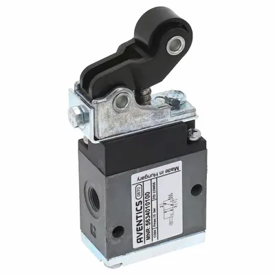 AVENTICS Katup Kontrol Udara Manual: CD04, Rol, Tiga-Arah / Dua-Posisi, Die Cast Zinc - Aventics CD Series Manual Air Control Valves