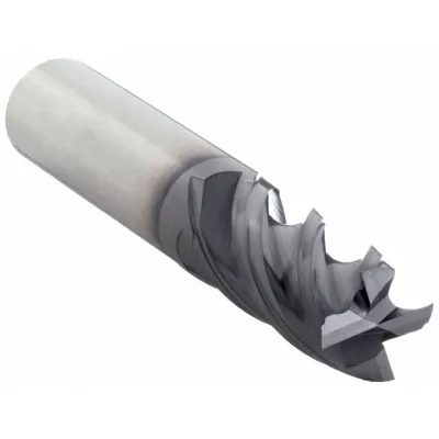 WIDIA HANITA Square End Mill: Carbide, TiAlN Coated, 4 Flute, 1/4" Mill Dia, 3/8" LOC - Fast-Cutting Carbide Square End Mills for Steel & Cast Iron