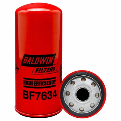 BALDWIN FILTERS Filter Bahan Bakar: Spin-On, Diameter Luar 3 in, Ukuran Ulir 7/8"-14, Selulosa - Spin-On Fuel Filters