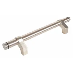 This TRIMCO antimicrobial door pull is 42 inches high and made of copper with a silver finish. It is designed for high-touch areas where reducing surface bacteria is a priority, such as in healthcare or food service environments. The copper material naturally suppresses microbial growth.