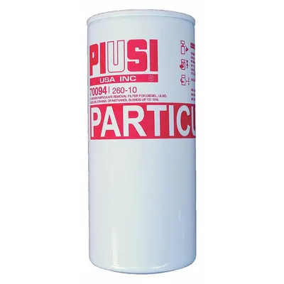 PIUSI Filter Bahan Bakar: Partikulat, Filter Pengganti, Partikulat, Peringkat Filter 10 mikron - Canister-Style Fuel Filters