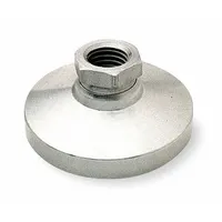 S & W Female-End Leveling Mount: Swivel Boltless, Steel, 3/4"-10 Thread Size, 3 in Base (MPN TSW-4Z)