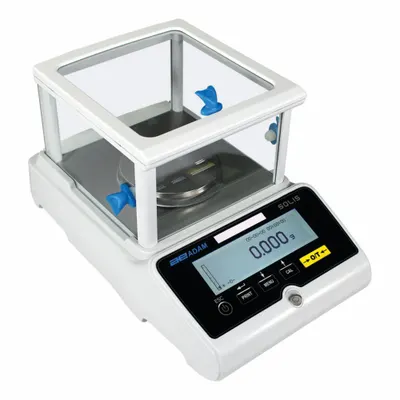 ADAM EQUIPMENT Timbangan Lab Lebih Besar Dari Timbangan Muat Atas: Kapasitas 720 g - Precision Lab Balances