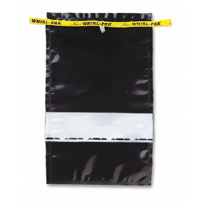 WHIRL-PAK Kantong Sampel: Tulis-On, Steril, Kapasitas 55 fl oz - oz - Write On Sterilized Bags