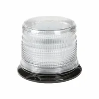 GROTE Flashing Beacon: Flashing Beacon, Amber/Green, 6 3/8 in Overall Wd, 4 7/8 in Overall Ht, LED (MPN 78070)